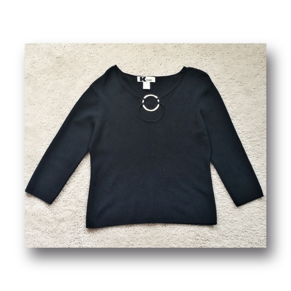 K Studio Vintage Cut-Out Sweater - Picture 2 of 2